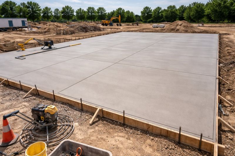 Commercial Slab Construction in West Des Moines, IA