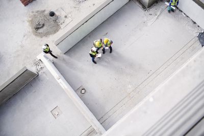 Commercial Slab Installation in West Des Moines, IA
